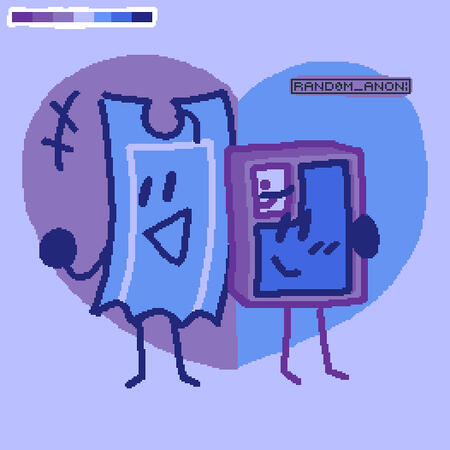 characters (from Nice Show For Weenies) by chlazy [amino] + color palette in top left